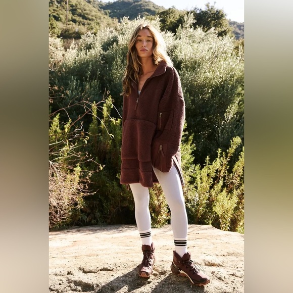 Free People View Point Midi Fleece Size XS NWT - Picture 1 of 16